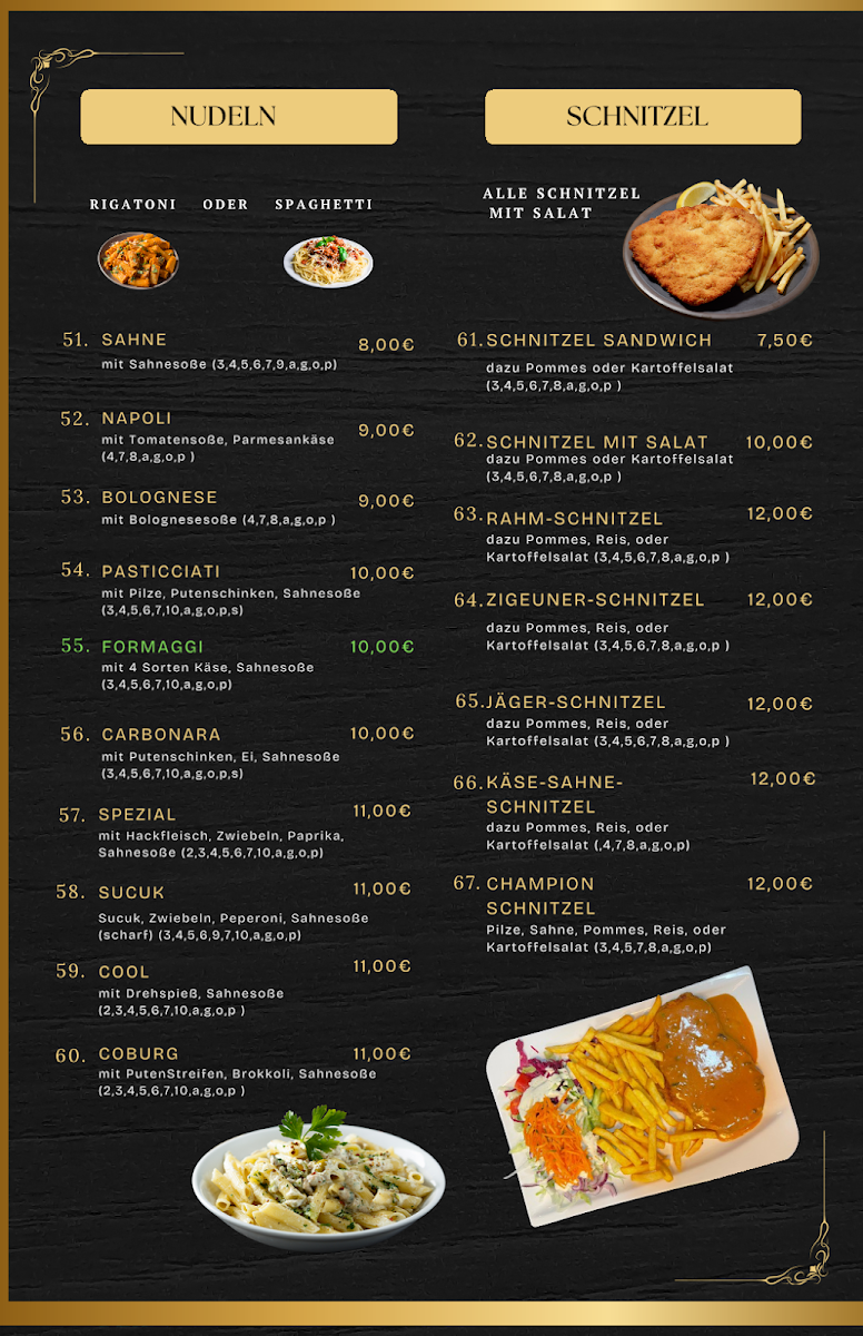 Kul’s Kitchen Menu 1