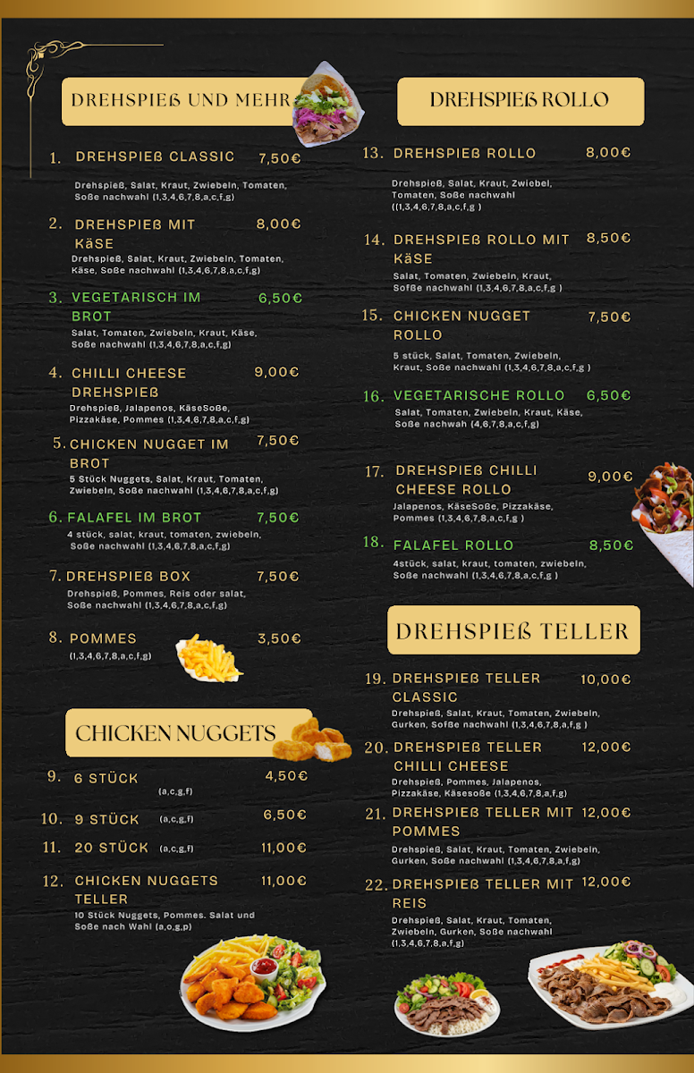 Kul’s Kitchen Menu 2