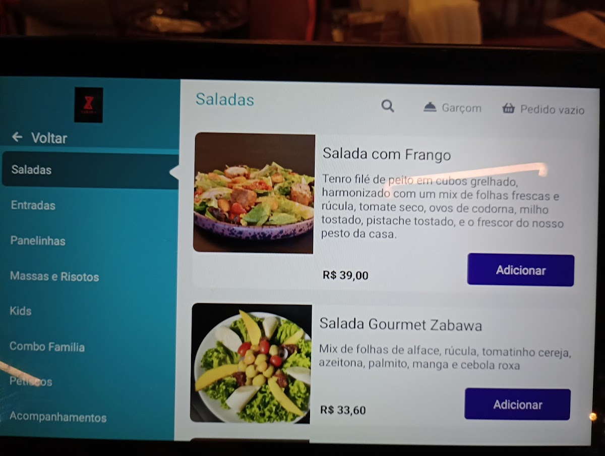 Zabawa Carnes Especiais Menu 3