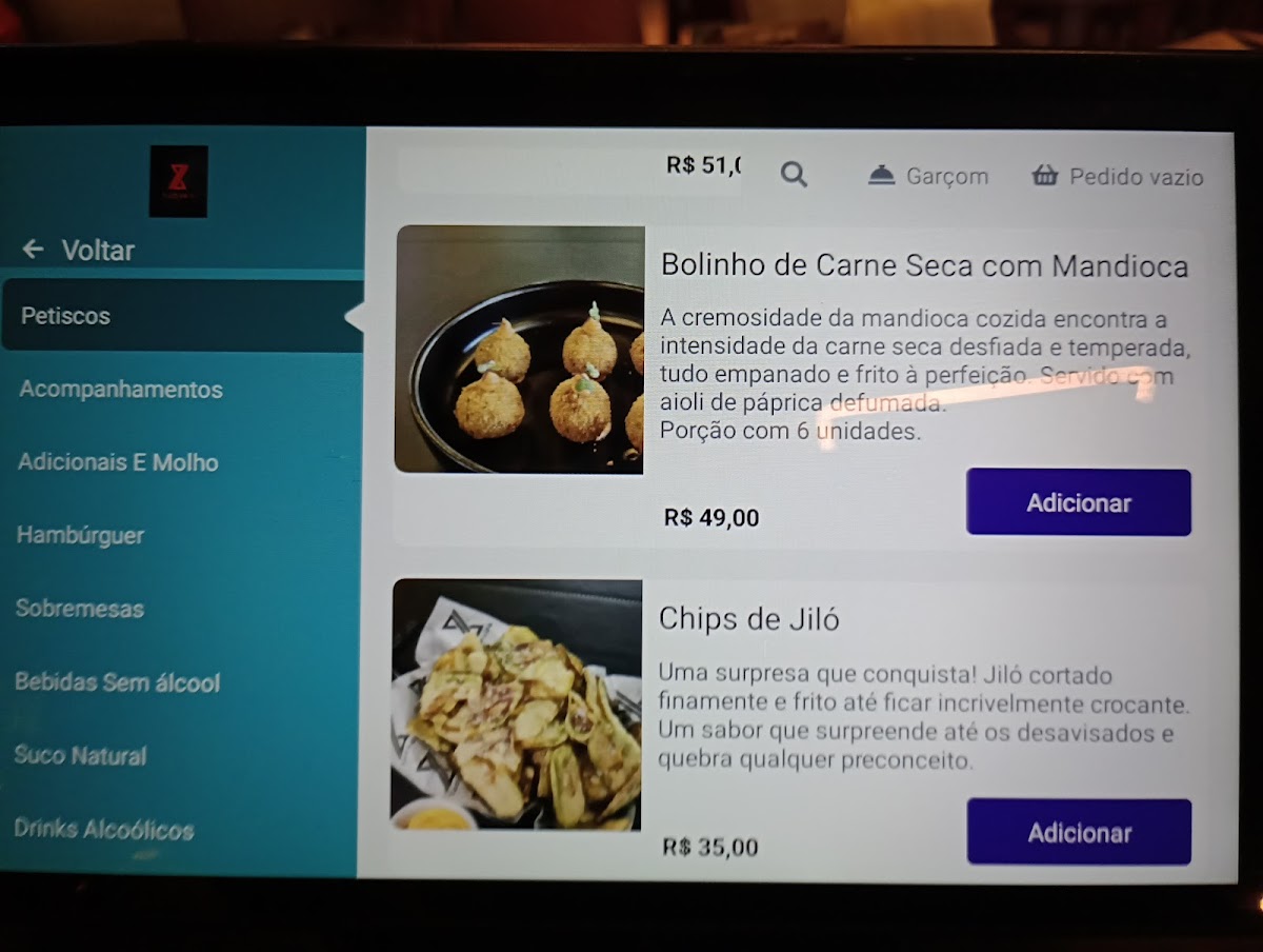 Zabawa Carnes Especiais Menu 5