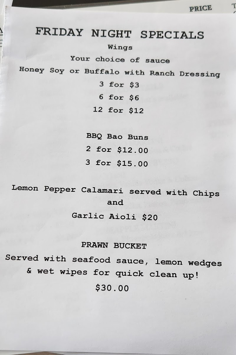 Round About Cafe Menu 2