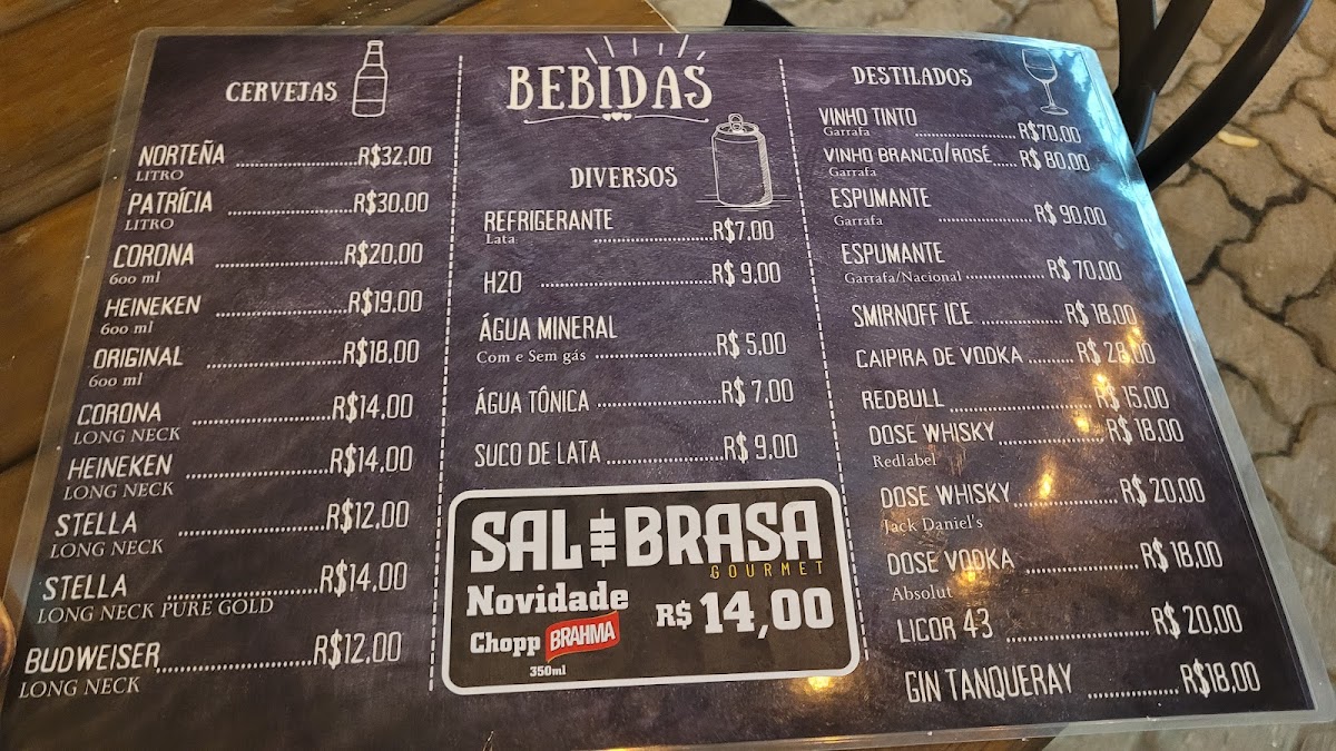 Sal e Brasa Gourmet Menu 2