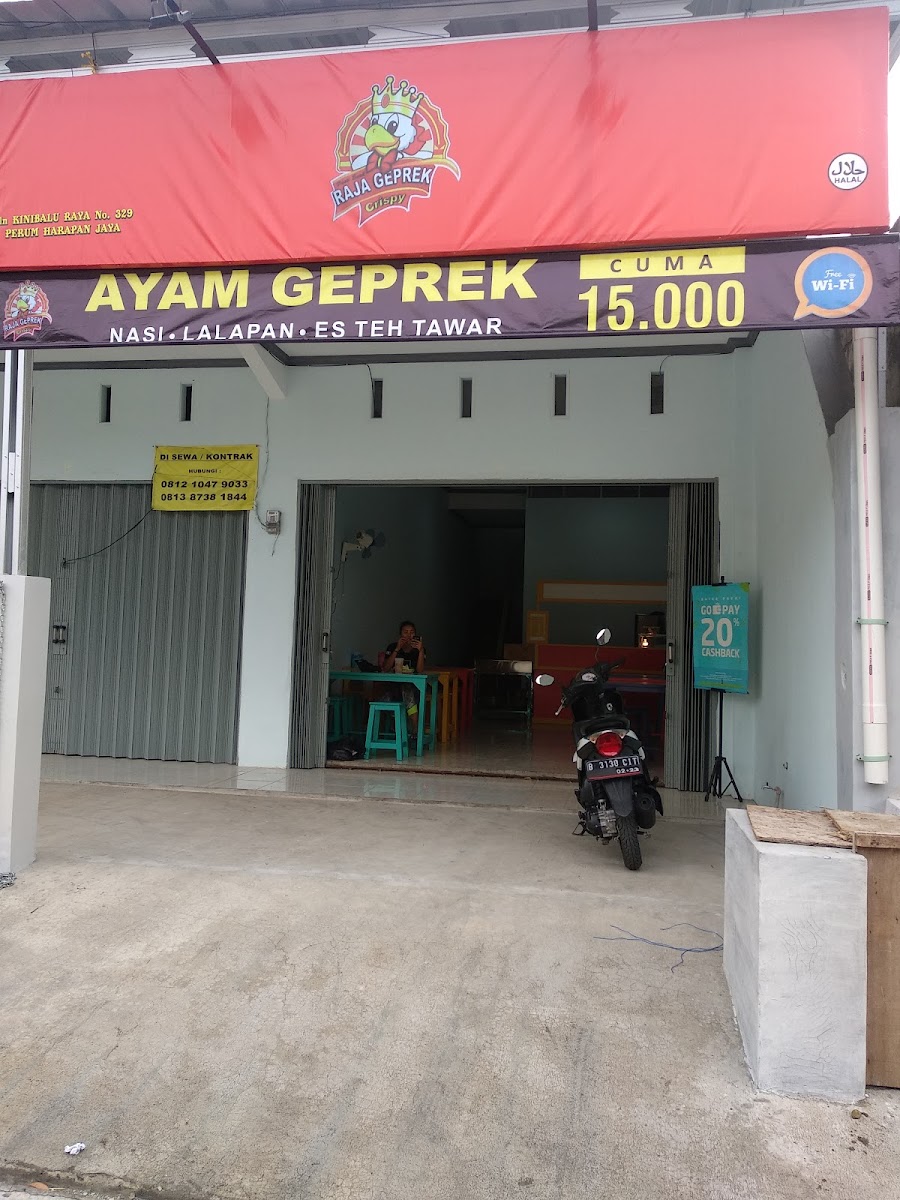 raja geprek crispy