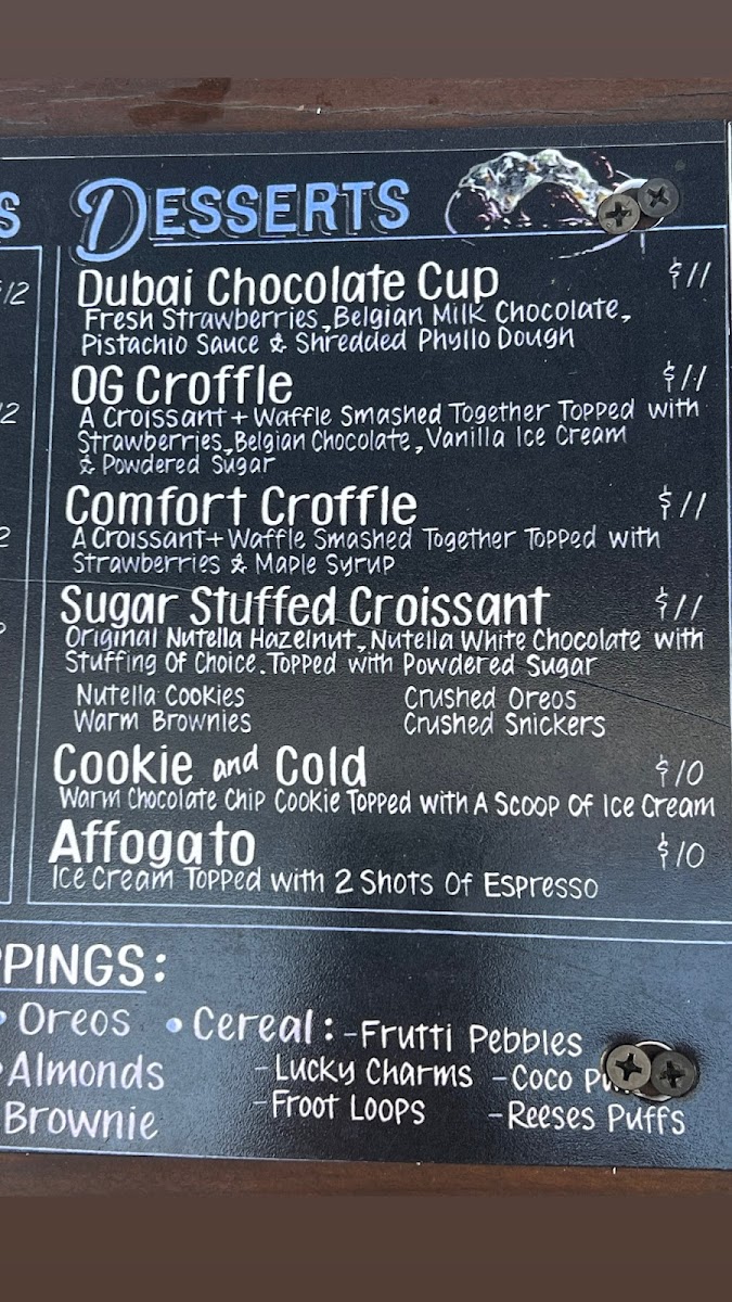 Legends Cafe & Creamery Menu 5