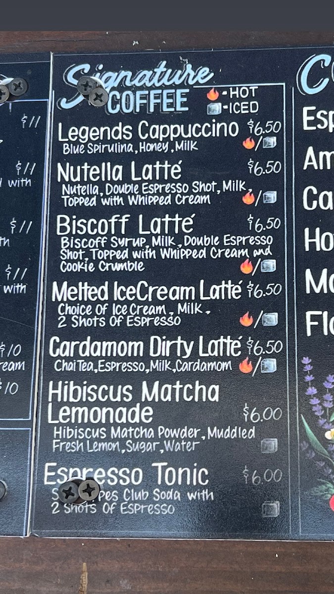 Legends Cafe & Creamery Menu 9