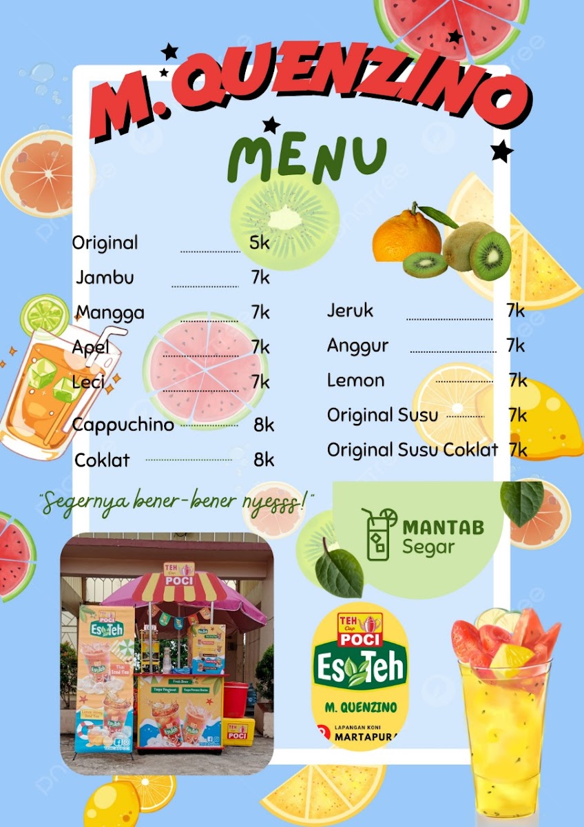 TEH POCI LAPANGAN KONI Menu 1