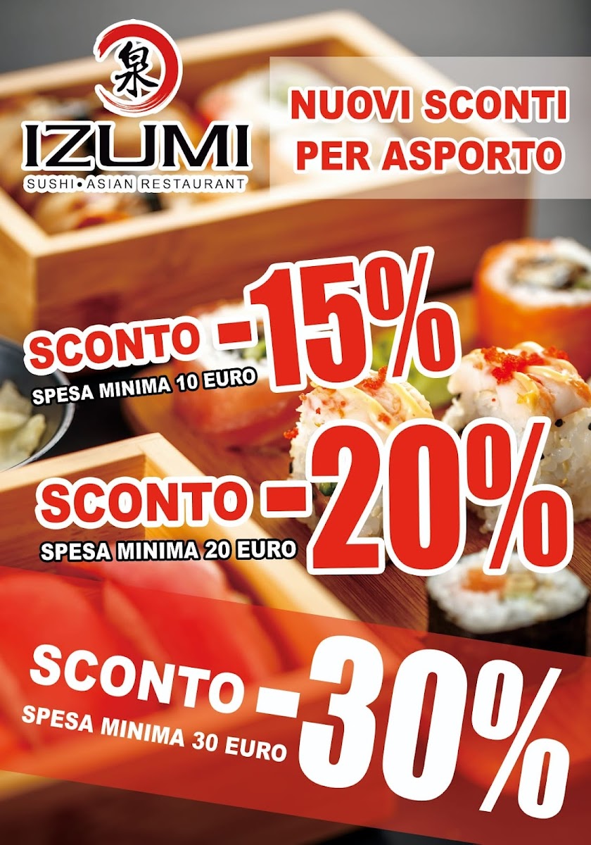 Izumi Sushi Asian Restaurant Menu 2