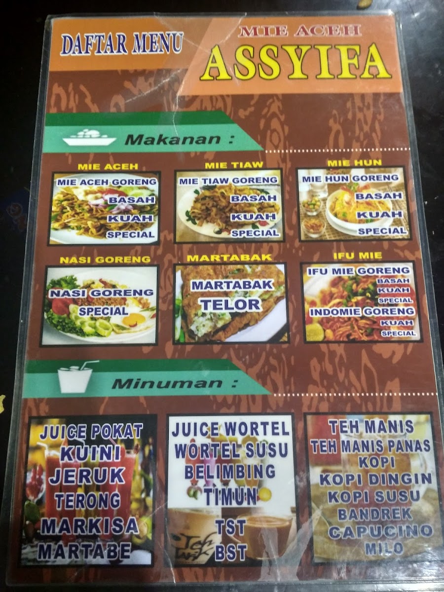 Mie Aceh Assyifa Menu 1