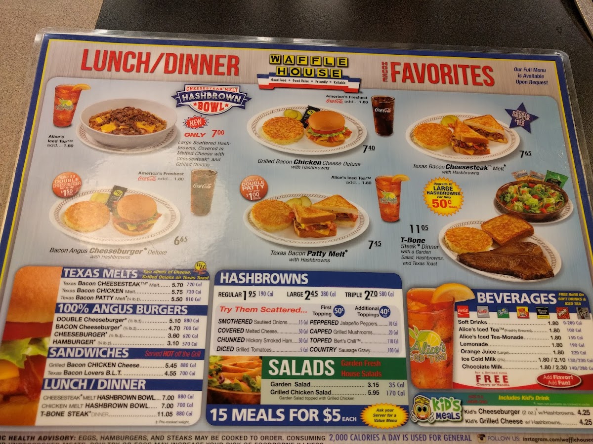 Waffle House Menu 6