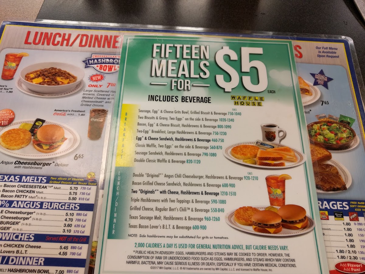 Waffle House Menu 8