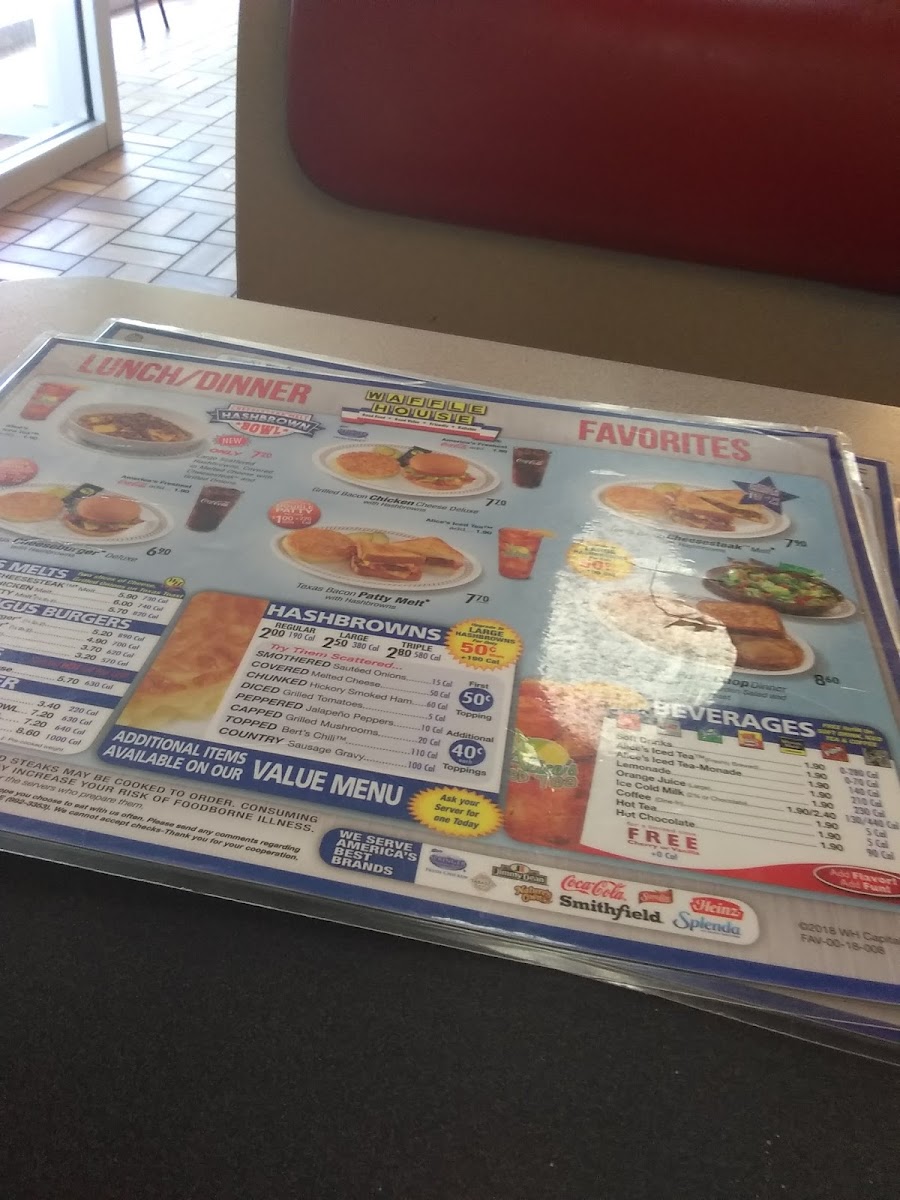 Waffle House Menu 9