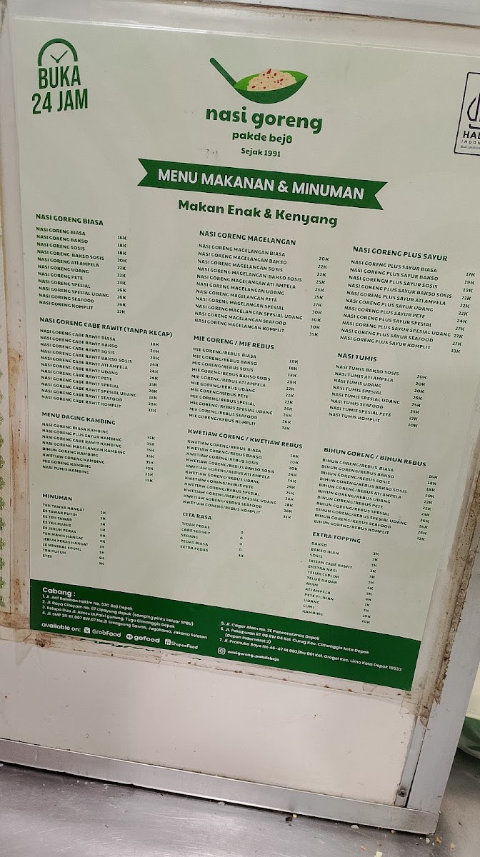 Nasi Goreng Pakde Bejo Menu 1