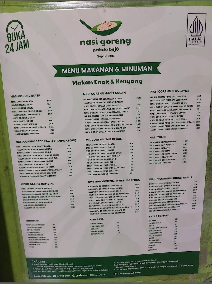 Nasi Goreng Pakde Bejo Menu 4