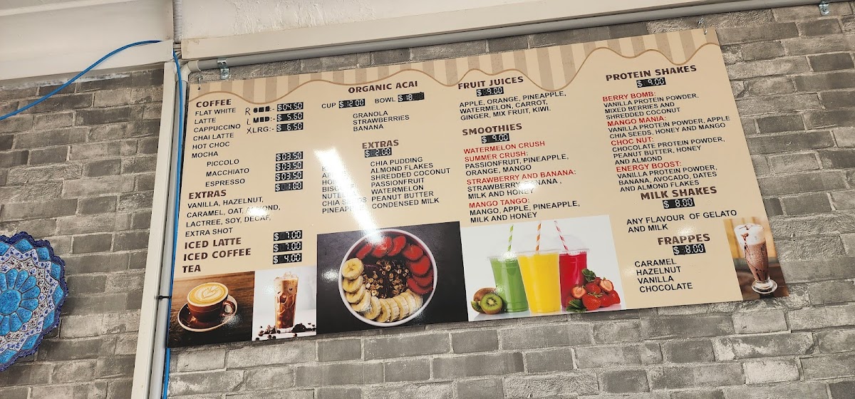 Sweet Star Cafe Menu 2