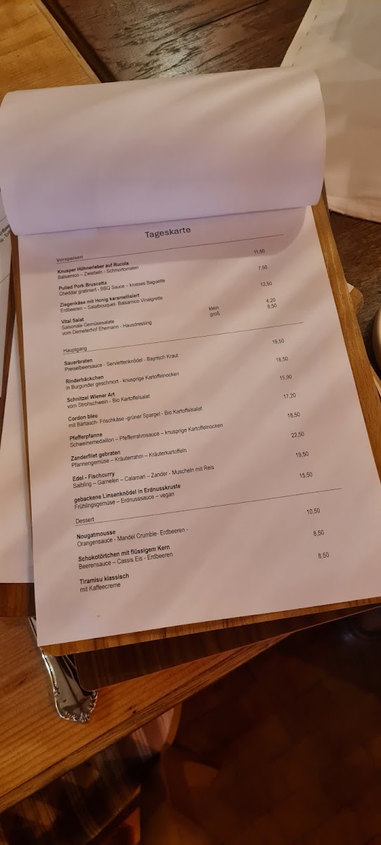Restaurant Franziskus Menu 7
