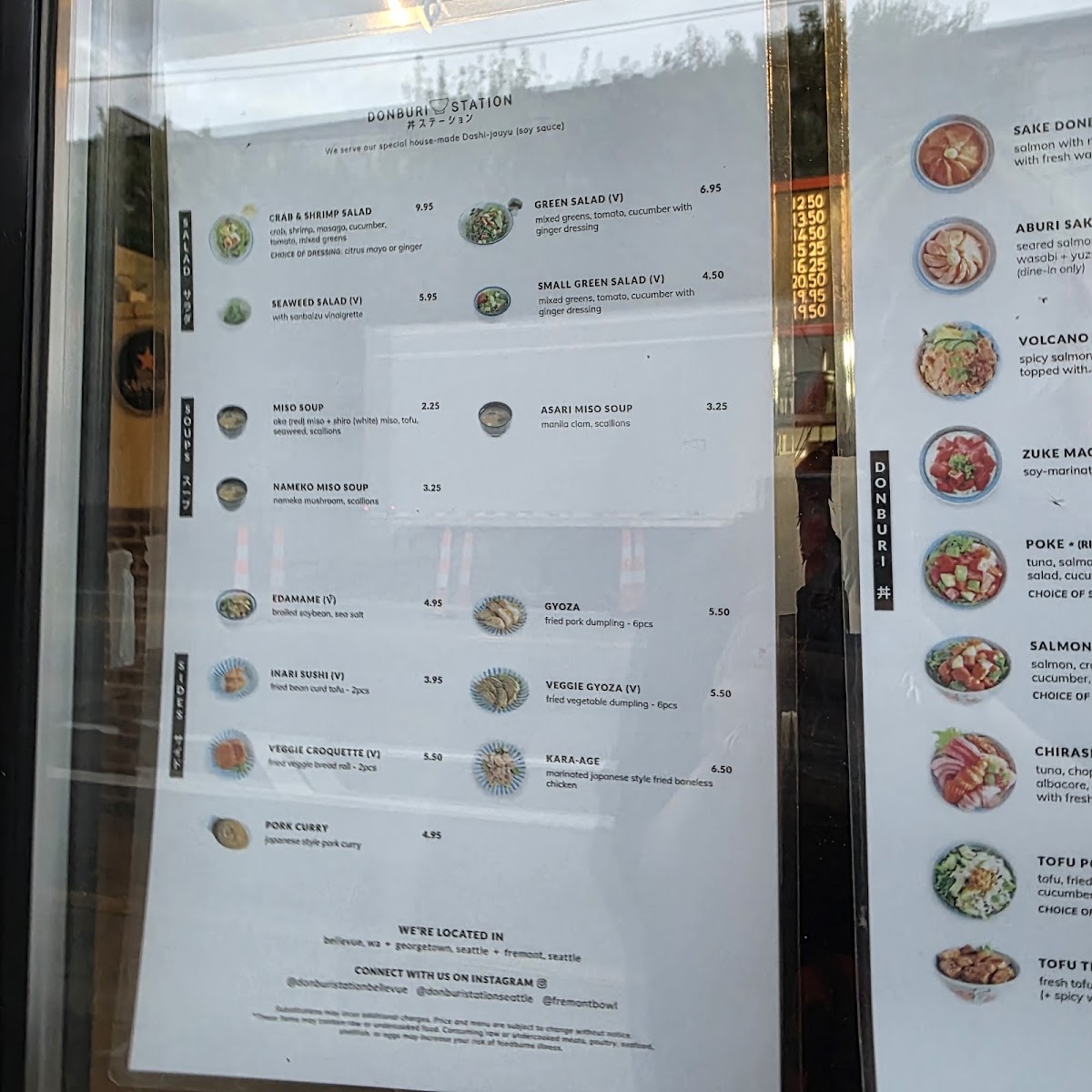 Donburi Station Seattle Menu 1