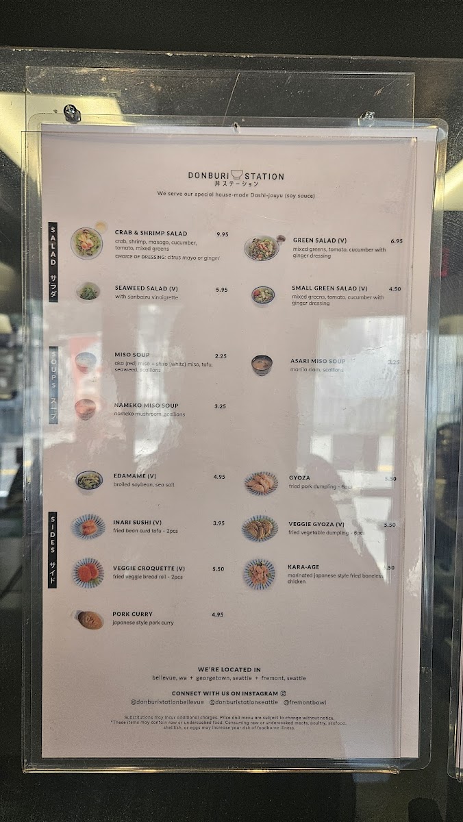 Donburi Station Seattle Menu 10