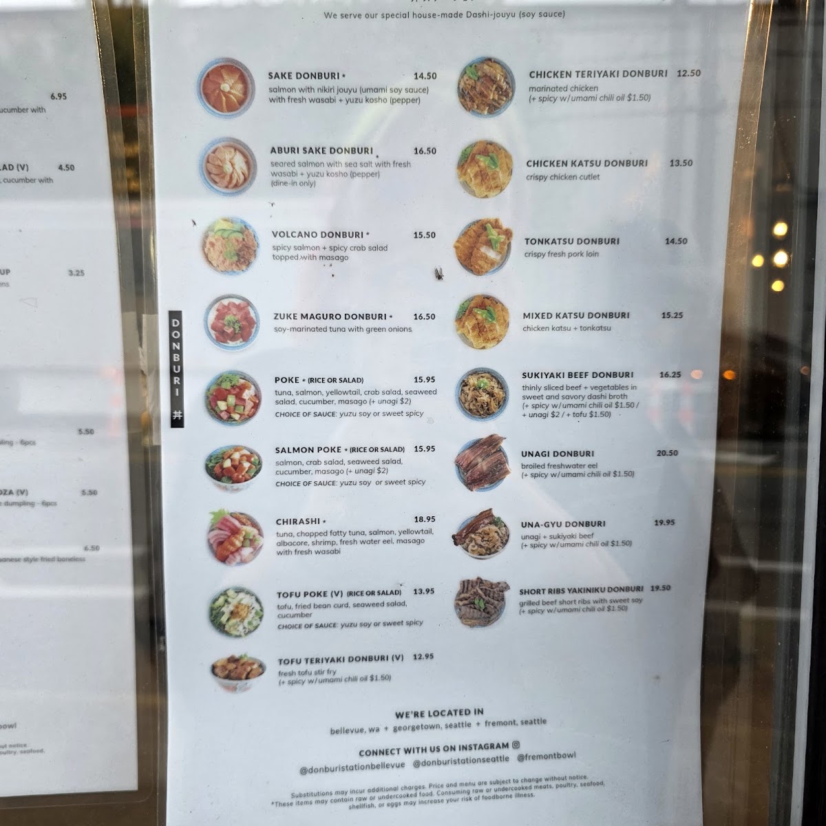 Donburi Station Seattle Menu 2