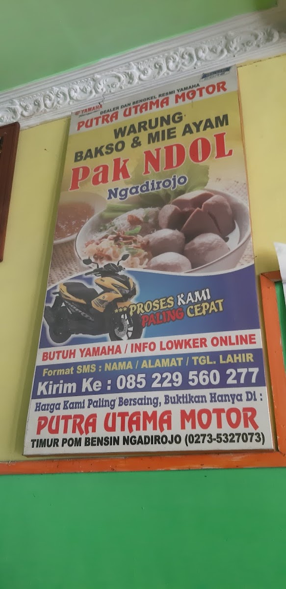 Pondok Bakso Pakde Ndoll Menu 1