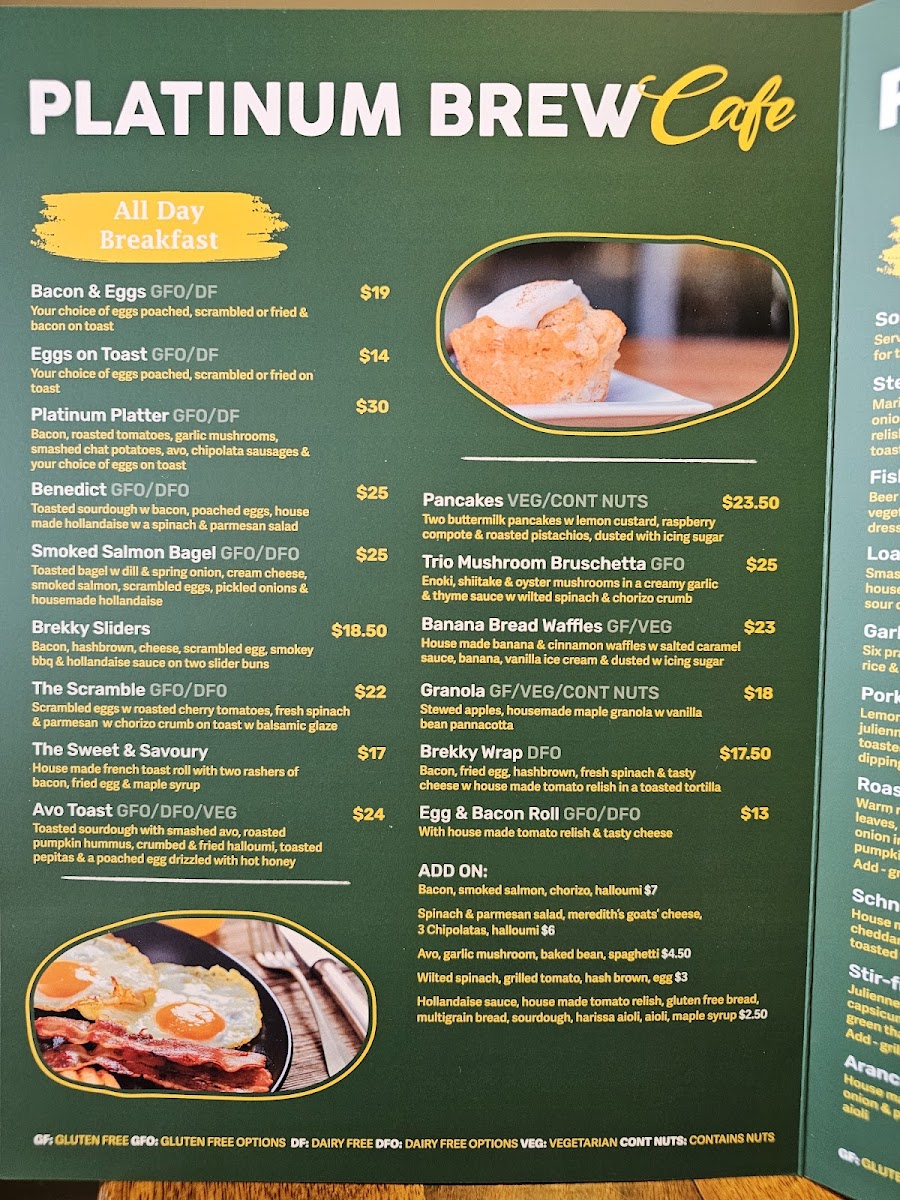 Platinum Brew Cafe Menu 4