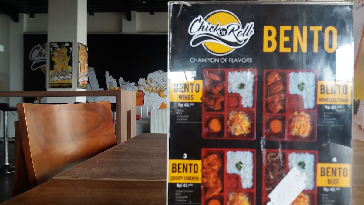 Chick n Roll Menu 10