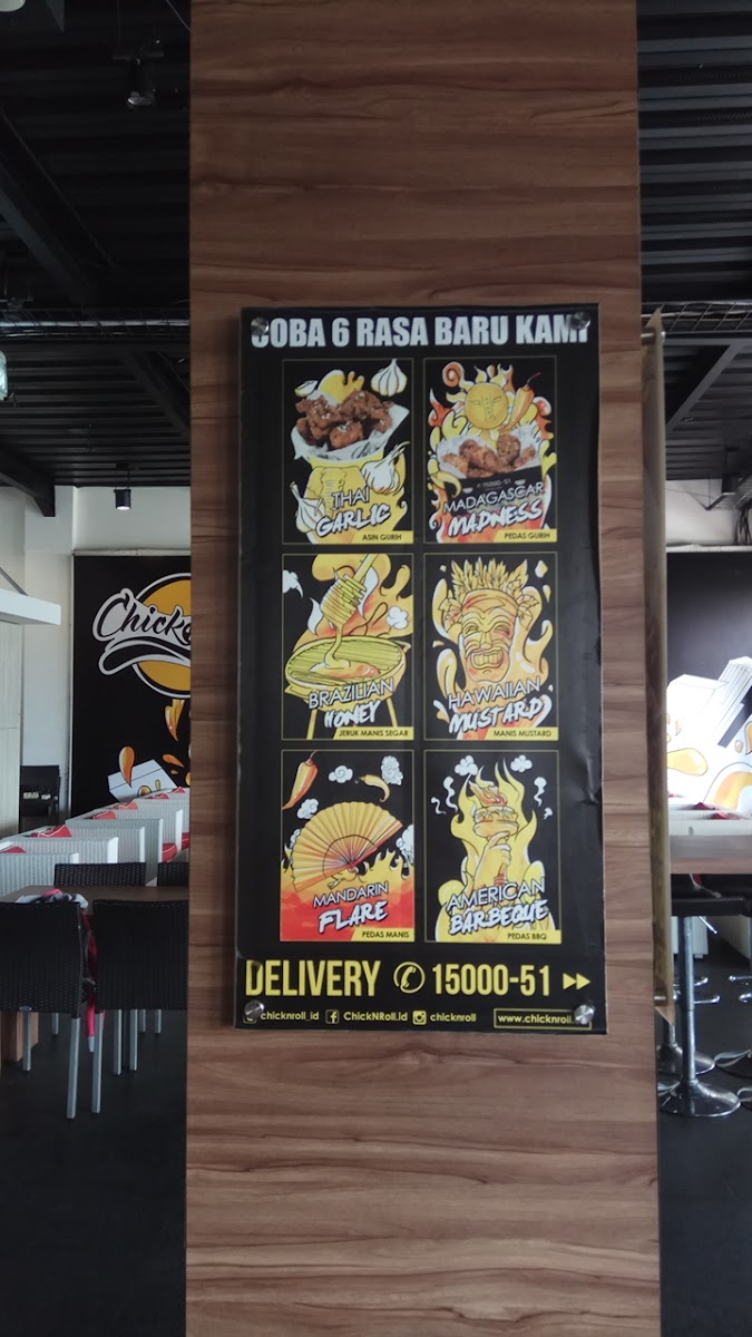 Chick n Roll Menu 4