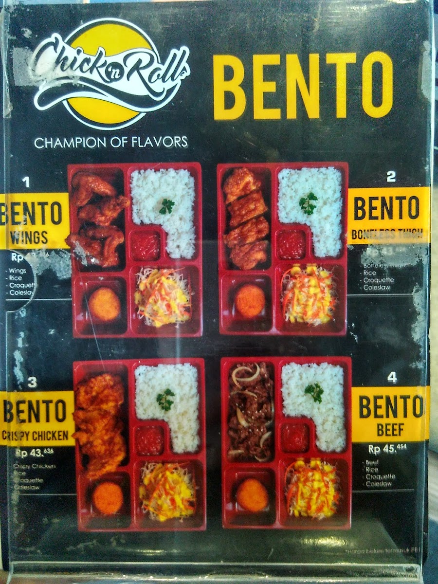 Chick n Roll Menu 7