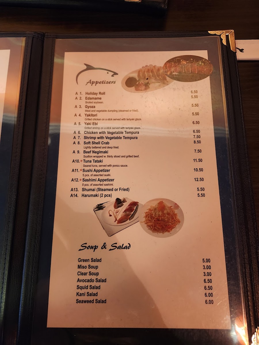 BlueFin Sushi Menu 9