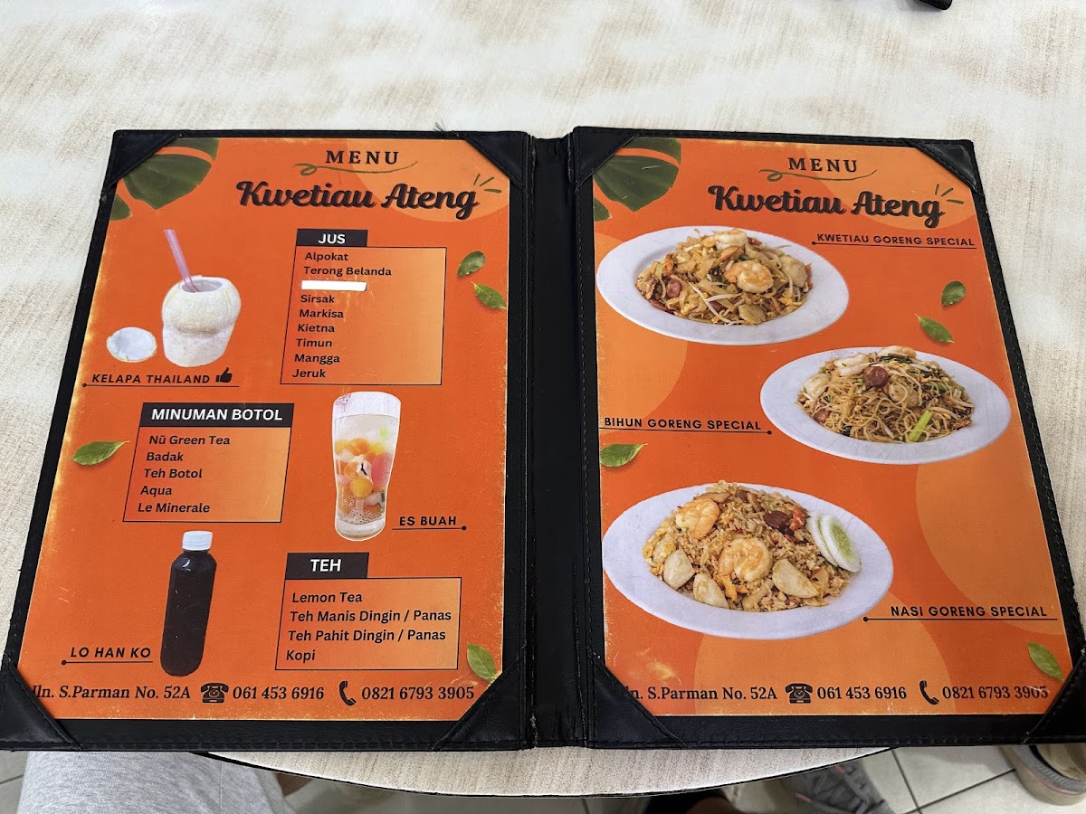 Kwetiau Ateng Menu 3