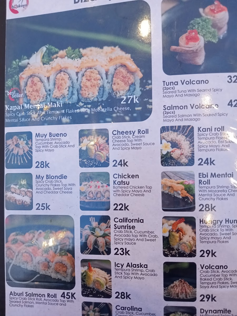 Dapurdede & biZakaya sushi Menu 3