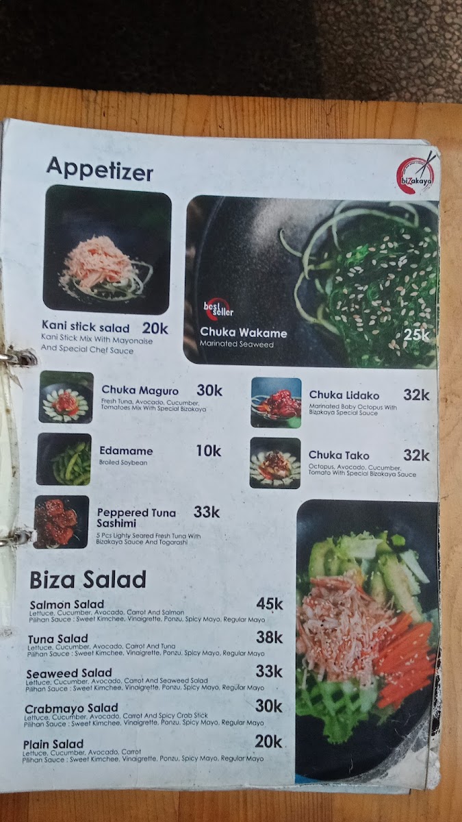 Dapurdede & biZakaya sushi Menu 6