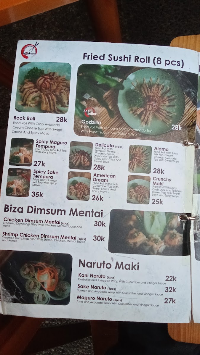 Dapurdede & biZakaya sushi Menu 7