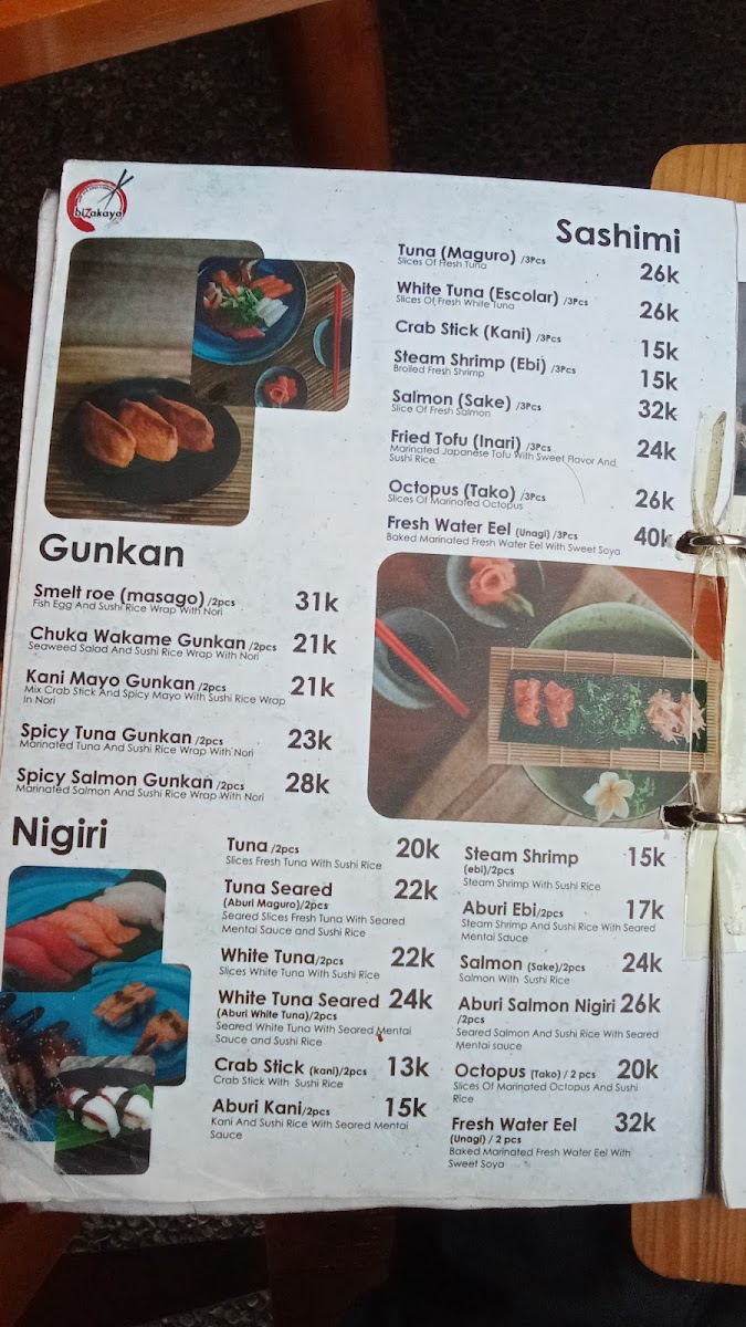 Dapurdede & biZakaya sushi Menu 8