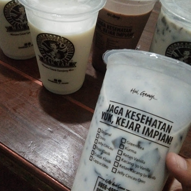 Susu Murni Ori Coklat Dan Jelly Cincau