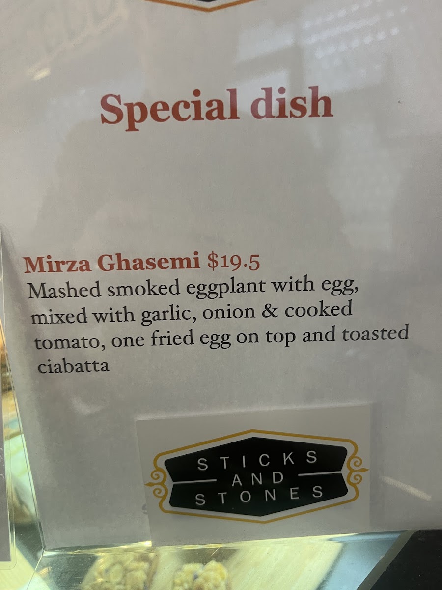 Sticks and Stones Cafe Torquay Menu 7