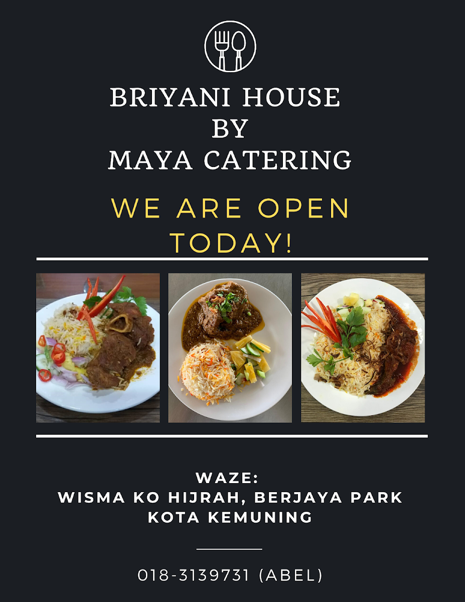 Briyani House Maya Catering kohijrah Menu 4