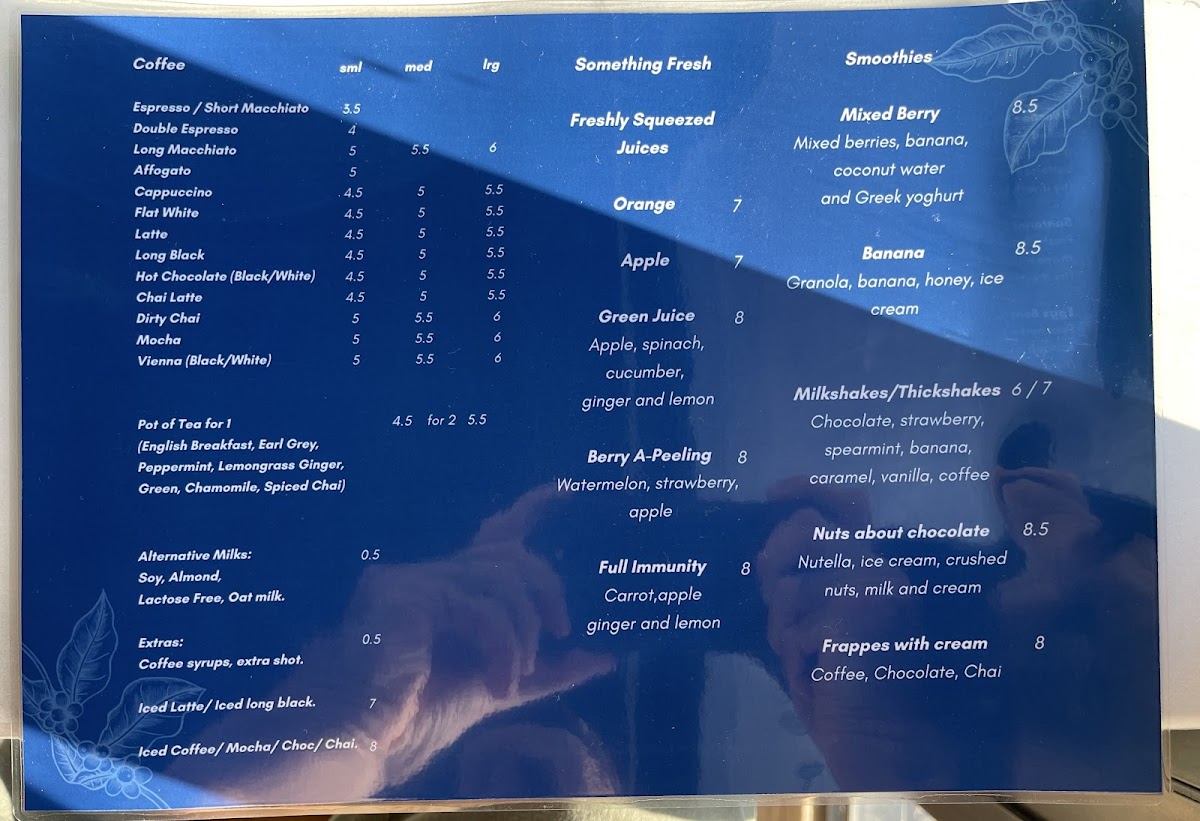 Santorini Cafe and Restaurant Menu 5