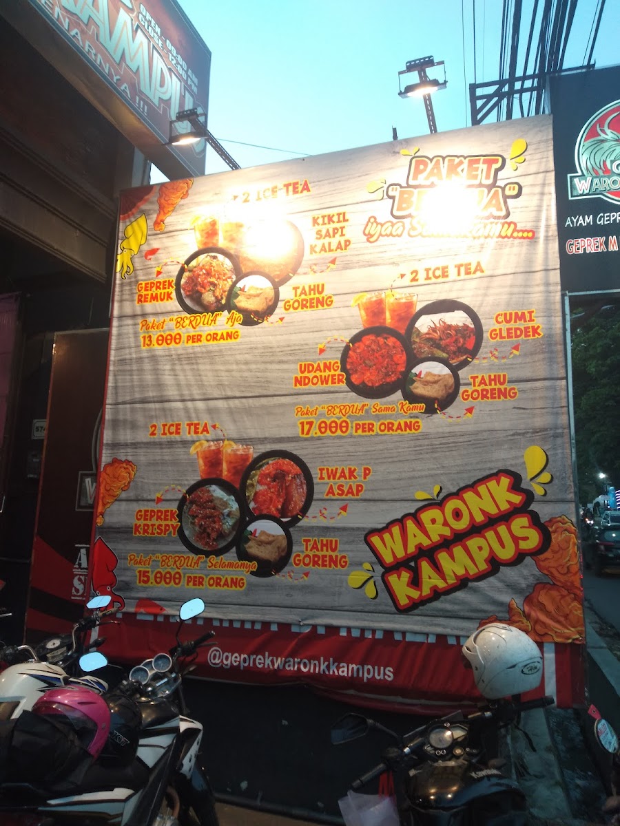Geprek Waronk Kampus Menu 4