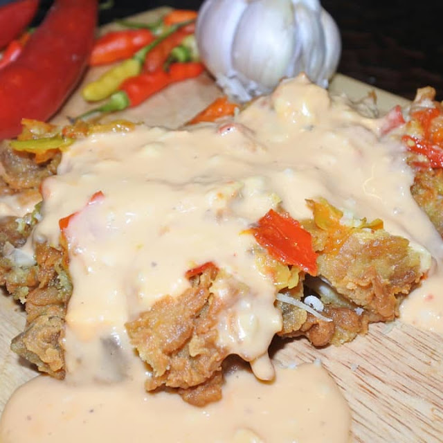 Geprek Saus Telur Asin
