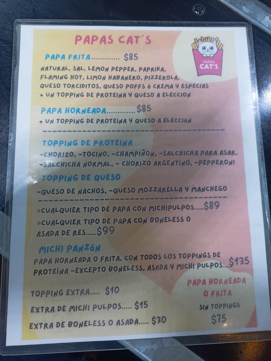 Mamma Mía Gelato Menu 1