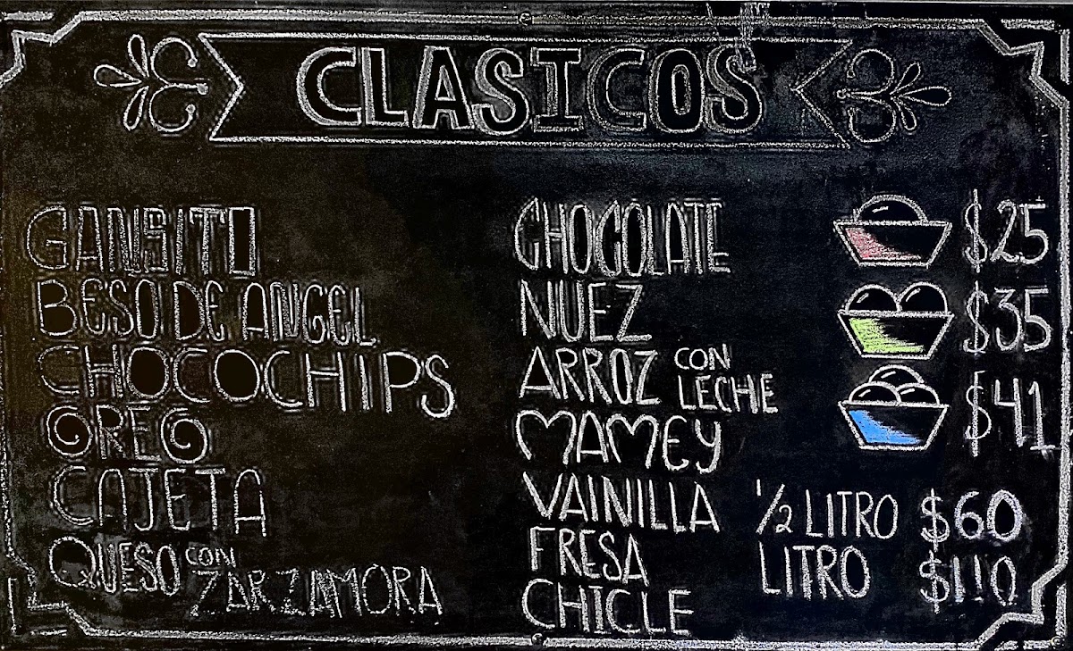Mamma Mía Gelato Menu 3