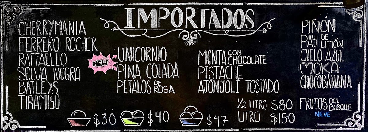 Mamma Mía Gelato Menu 4