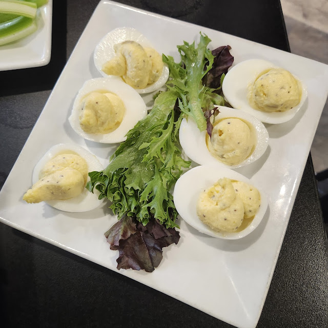 Crab Deviled Eggs