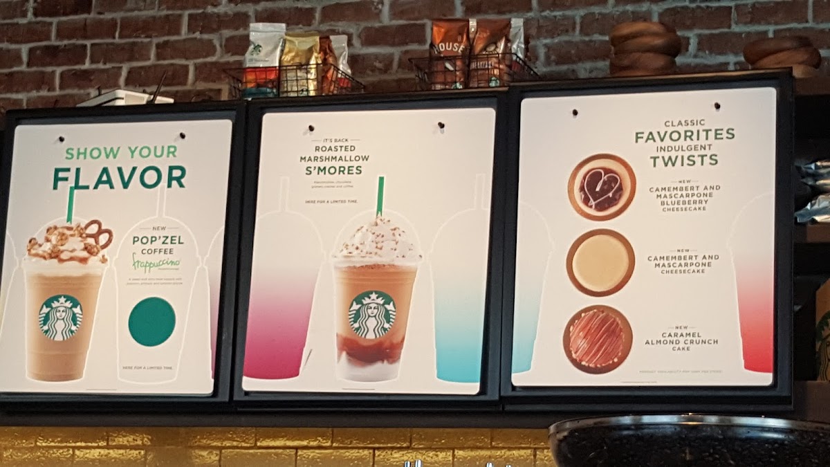 Starbucks UP Town Center Menu 2
