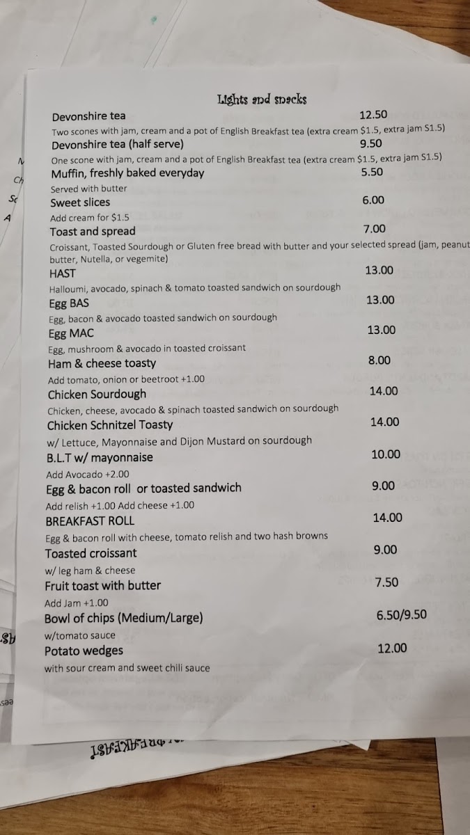 The Laughing Fox Cafe Menu 10