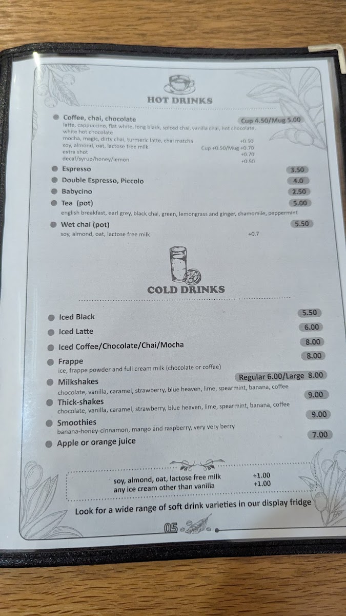 The Laughing Fox Cafe Menu 8