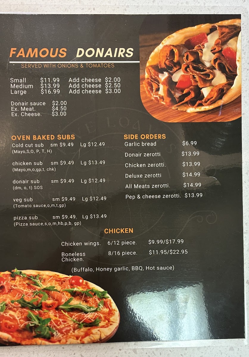 Five Loaves Pizzeria Menu 4