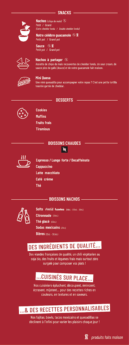 NACHOS Menu 3