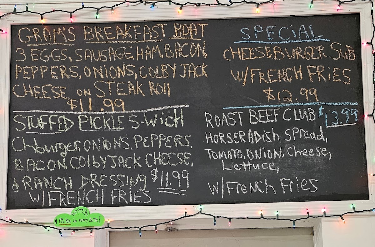 Gram's Kitchen Menu 5