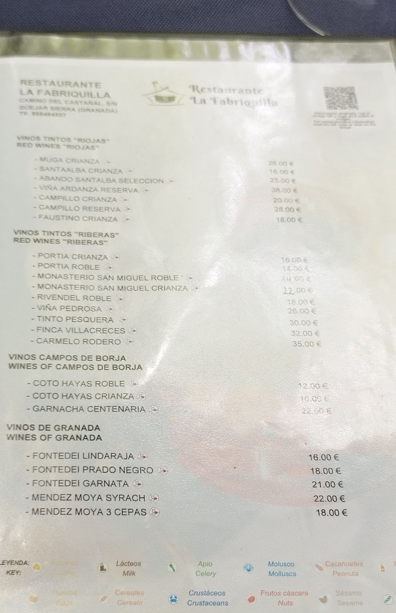 La Fabriquilla Menu 10